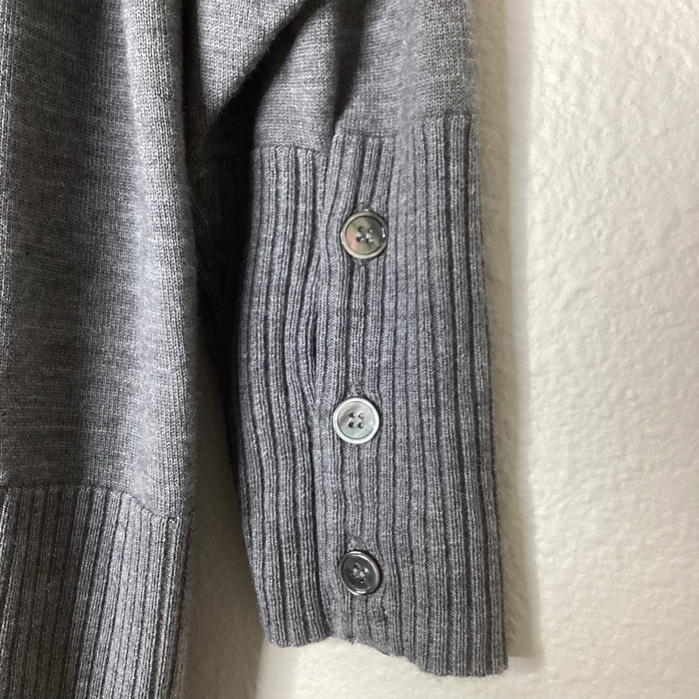 Grey Pullover Cotton Sweater Portugal L - Picture 5 of 6